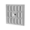 Schlitzschieber quadratisch ohne Fliegengitter in Inox V4A