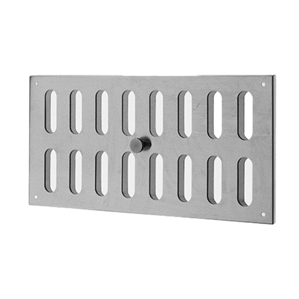 Schlitzschieber horizontal mit Fliegengitter in Inox V4A