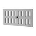 Schlitzschieber horizontal ohne Fliegengitter in Inox V4A
