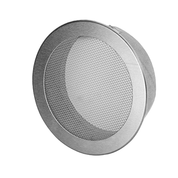 Entlüftungsgitter (Fliegengitter mit Stutzen) in Aluminium