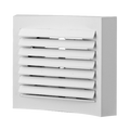 Zu- und Abluftgitter, Aluminium weiss, für Deckeneinbau