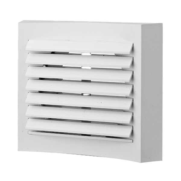 Zu- und Abluftgitter, Aluminium weiss, für Deckeneinbau