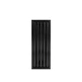 Gitter Kaminverkleidung BLACKLINE 210x550mm schwarz mit Rahmen