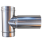 T-Klix 90° mit Doppelfutterrohr und Kondensatableiter