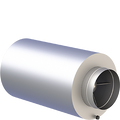 Absorptionsschalldämpfer 15dB mit Schalldämmkern