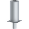 Mündungsschalldämpfer Absorption 15dB mit Bodenplatte