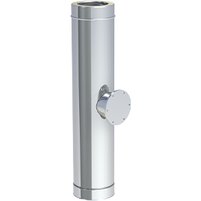 Messelement 1000mm mit eingebautem EMPA Stutzen