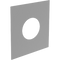 Wand-/Deckenblende eckig einteilig 1-65° (genaues Gradmass*)
