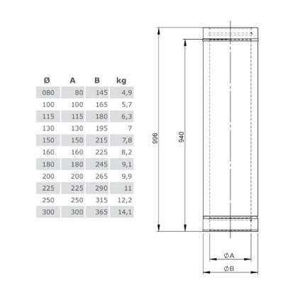 Rohr 1000mm