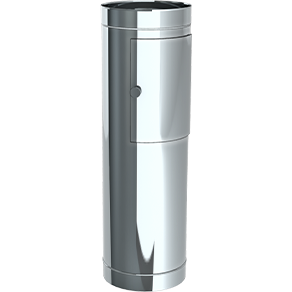 Einwurfschacht mit Design-Türe, l=980mm oben offen