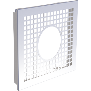 Abdeckblende für Hinterlüftung RAL 9016
