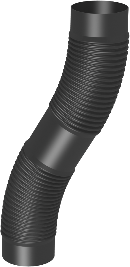Flexibles Rohr pro ganze Rolle