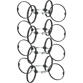 Montageschelle/Zentrierbride für flexibles Rohr
