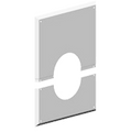 Wandblende geschlossen