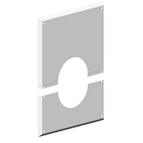 Wandblende geschlossen