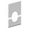 Wandblende geschlossen