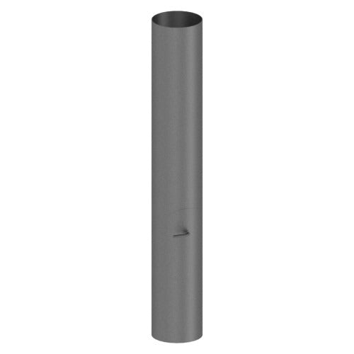Rohr 1000 mm mit Kondensatring, Türe und Zugklappe (weiblich/weiblich)