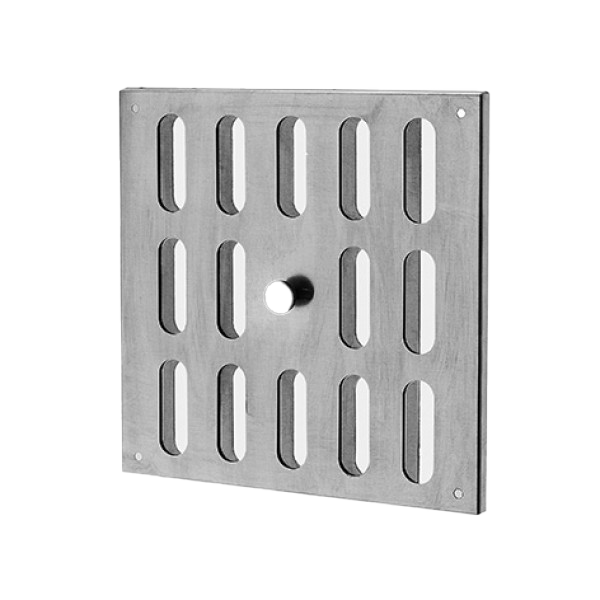 Schlitzschieber quadratisch ohne Fliegengitter in Inox V4A