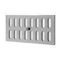 Schlitzschieber horizontal mit Fliegengitter in Inox V4A