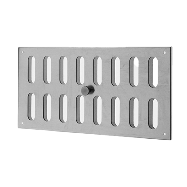 Schlitzschieber horizontal ohne Fliegengitter in Inox V4A