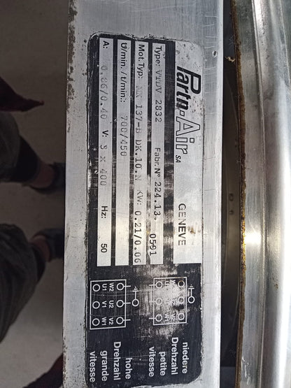 Partnair ventiltateur type