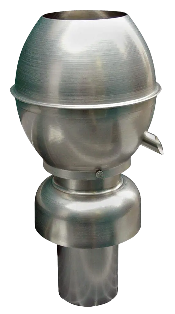 Abluft-Regenhut in Aluminium