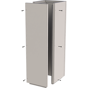 Schachtelement 1000mm lose/verschraubt