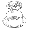 Luftmengenregulierer, in Aluminium