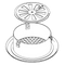 Luftmengenregulierer, in Aluminium