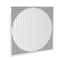 Ventilatorgitter, Kunststoff, weiss