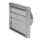 Jalousie mit Stutzen in Inox V2A