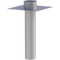 Kamineinsatz 800mm rund mit Platte
