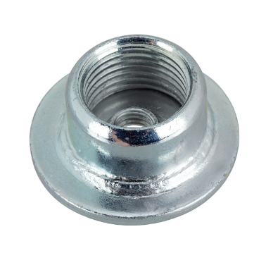 Grundplatte rund 1/2" leichte Ausführung verzinkt