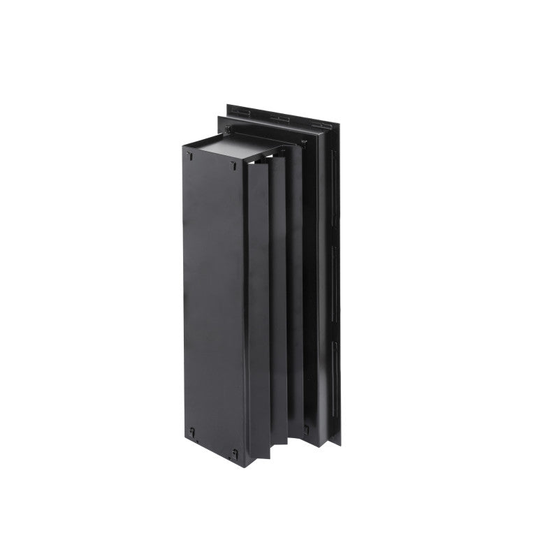 Gitter Kaminverkleidung BLACKLINE 210x550mm schwarz mit Rahmen
